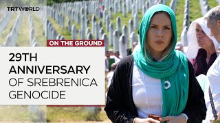 29th anniversary of Srebrenica genocide [upl. by Htebazile]