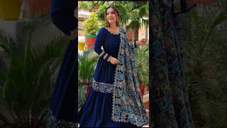 Beautiful party wear suitviralskirt suitPunjabi suit 😍plazo suitnew trending suit [upl. by Azeria]