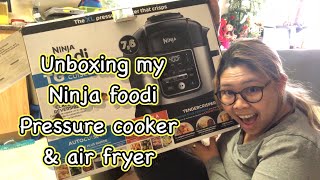 Unboxing ninja foodi air fryer amp pressure cooker [upl. by Heath40]