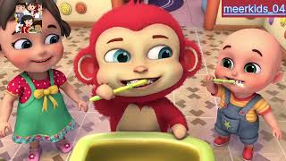 Brush kro Brush your teeth  hindi rhymes by meerkids04 [upl. by Naehgem339]