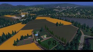 FR tuto gameplay zone agricole n°2  Cities skylines [upl. by Elledoj]