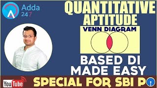 Venn Diagram Based DI Made Easy For SBI PO 2017 [upl. by Euqinu]