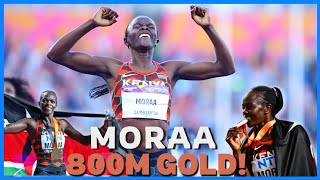 Kenyas MARY MORAA DOMINATES 800M To Win GOLD [upl. by Card]