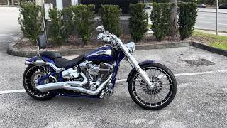 2014 HarleyDavidson® FXSBSE  CVO™ Breakout® [upl. by Nolasba318]