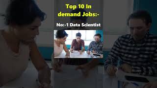 Top 10 In demand Jobs Part 01  datascientist top10 job shortsviral youtubeshorts [upl. by Sane383]