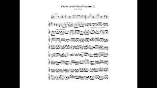 Viotti Concerto 22 Cadenza [upl. by Meid]