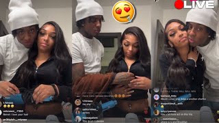 Benet Nicole amp TJ Watkins being Couple goals on LIVE 😍🙈👀 [upl. by Legim]