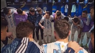 La arenga de Messi en la Copa Ámérica que hizo emocionar a todos [upl. by Anrapa]