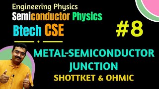 MetalSemiconductor Junctions Bridging Worlds in Physics II 07 II ohmic and Schottky junction [upl. by Elleirad]