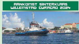 Curaçao  Aankomst Sinterklaas Willemstad Curaçao 2024 [upl. by Trautman]