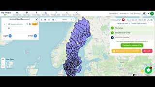 Online GIS Data Conversion KMZ to ODS [upl. by Aitnis]