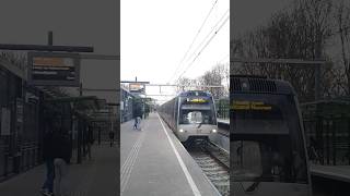 Hoekse Lijn Metro Schiedam Nieuwland naar Hoek van Holland RET Lijn B [upl. by Ecnarwal]