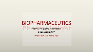 Factors affecting drug absorption part 2 biopharmaceutics pharmaknight [upl. by Schwenk]