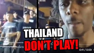 Streamer gets taught very important LIFE LESSON on respect in Thailand [upl. by Jalbert255]