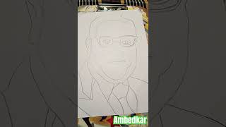 Ambedkar drawing  viral and trending [upl. by Itsa853]