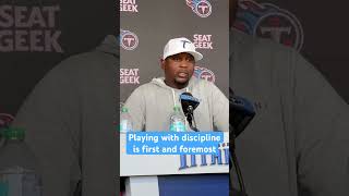 Dennard Wilson on playing with discipline titansnation tennesseetitans [upl. by Amalita]