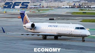 TRIP REPORT  United Express  CRJ 200  San Francisco SFO to Sacramento SMF  Economy [upl. by Rosalynd]