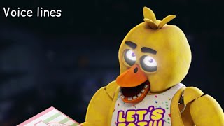 Classic Chica all voice lines with subtitles [upl. by Kenwood]