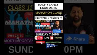 11th maths marathon class Sunday 730 pm [upl. by Harwill]