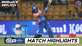 MI vs DC 1st Match WPL 2024 Highlights  Women IPL Highlights 2024  Cricket wpl 2024 highlights [upl. by Lebisor]