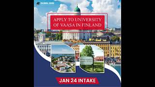 Finland  University of Vaasa  Global Edge  Authorised Consultants  Call 01148475000 [upl. by Eiramana451]