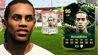 96 Legendary Status Evolution Ronaldinho is PURE VIBES 🇧🇷 FC 24 Player Review [upl. by Magill]