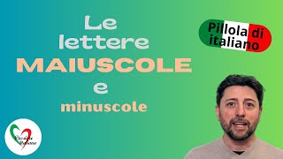 Pillola di italiano Quando si usa la lettera MAIUSCOLA in italiano [upl. by Eiltan]