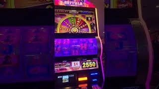 Just 1 Wheel  Buffalo Instant Hit Advantage Play  How to Beat Slot Machines [upl. by Elokyn]