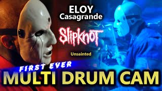 WOW FIRST MULTI DRUM CAM  Eloy Casagrande Slipknot 2024 [upl. by Casie]