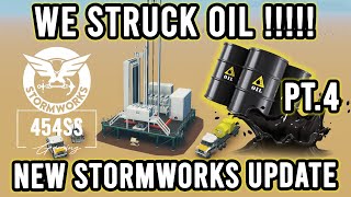 Stormworks ADVANCED OIL RIG PT4  Drilling For Oil [upl. by Pren949]