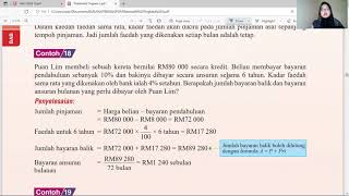 MATEMATIK T3 BAB 3 BAYARAN BALIK PINJAMAN DAN BAYARAN ANSURAN [upl. by Ayatnahs998]