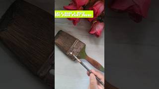 Cutest Diy From Paint Brush 😱🤗 ytshorts bestoutofwaste youtubeshorts youtubepartner diycrafts [upl. by Hsuk]