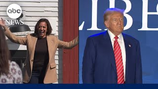 Trump holds town hall Harris campaigns in New Hampshire ahead of ABC News debate [upl. by Wane991]