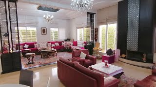 سعدات لي غادي تكون من نصيبو هاد الفيلا المضخمة لي كتباع بلأثاث ديالها Villa maroc route dimouzzer [upl. by Sammons]