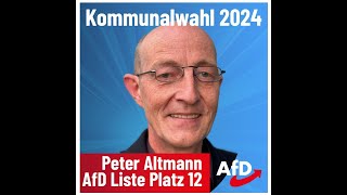 Peter Altmann AfD Kandidat [upl. by Jorie]