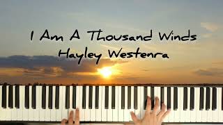 Lyric A Thousand Winds Do Not Stand at My Grave and Weep  Hayley Westenra Piano Cover with Sheet [upl. by Patsis]