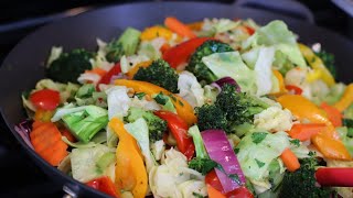 Simple Vegetable Stir Fry You Will Love [upl. by Yereffej]