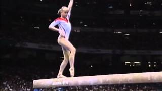 Alexandra Marinescu  Atlanta 1996 Olympics  Team Final  Beam [upl. by Bliss972]