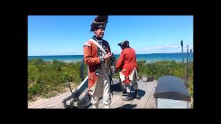 Firing of the canon at Fort Michilimackinac [upl. by Llezom169]