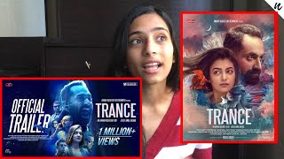 Trance Malayalam Trailer Reaction  Fahadh Faasil Nazriya Nazim  Anwar Rasheed [upl. by Netsrejk]