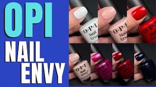 NEW OPI quotNail Envyquot Colors  Swatch amp Review [upl. by Eitsrik]