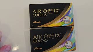 Air Optix Colors Royale Blue [upl. by Htepsle]