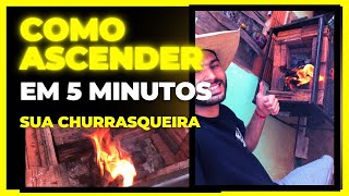 03vlogdocowboy  como eu ascendo a churrasqueira churrasco churrasquinho [upl. by Htiduj]