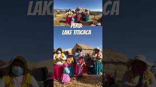 Travel to Lake Titicaca Peru 🇵🇪 and meet these wonderful people travel shorts peru life [upl. by Lad497]