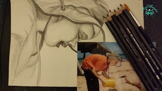 Graphite painting continued [upl. by Reteid707]