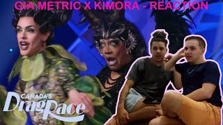 Gia Metric X Kimora Amour Get Down  BRAZIL REACTION  Canadas Drag Race  Season 2 [upl. by Yeknarf]