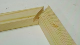 Make mitered half laps on the table saw [upl. by Hsizan439]