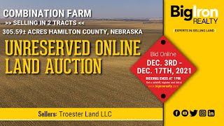 30559± Acres Hamilton County Nebraska  2 Tracts  Unreserved Online Auction  BigIron Realty [upl. by Winnie97]