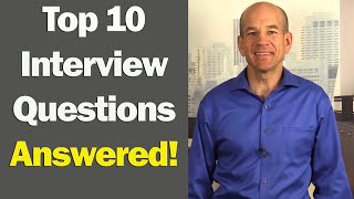 Top 10 Job Interview Questions amp Answers for 1st amp 2nd Interviews [upl. by Candi]