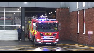 Norfolk Fire amp Rescue Service Sprowston RP73reg Scania Turnout March 2024 [upl. by Maryellen]